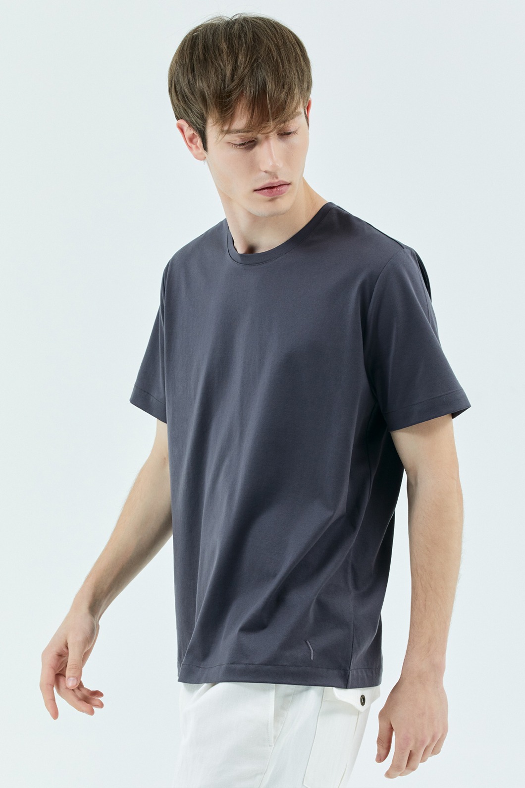M_시그니처 클래식 &amp; 베이직 핏 반소매 티셔츠 (180gsm)